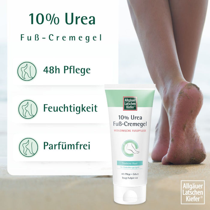 ALLGÄUER LATSCHENKIEFER 10% Urea Fuß Cremegel, 100 ml Cream