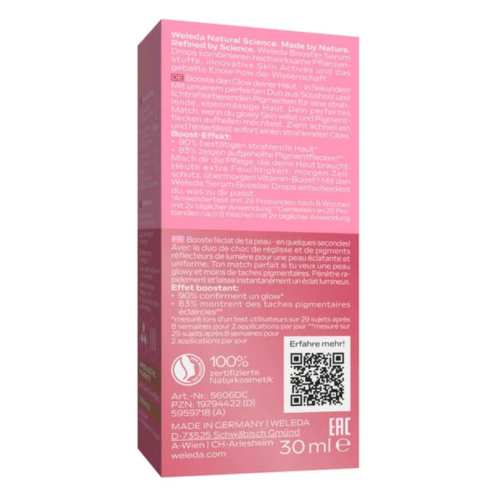 WELEDA Glow Perfecting Serum Drops Glow & reduzierte Hyperpigmentierung, 30 ml Lösung