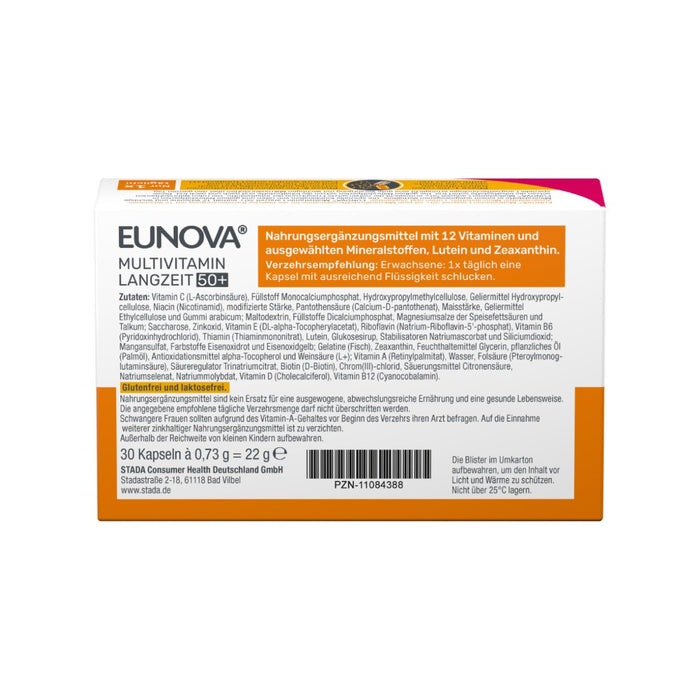 EUNOVA Langzeit 50+ Kapseln, 120 pcs. Capsules