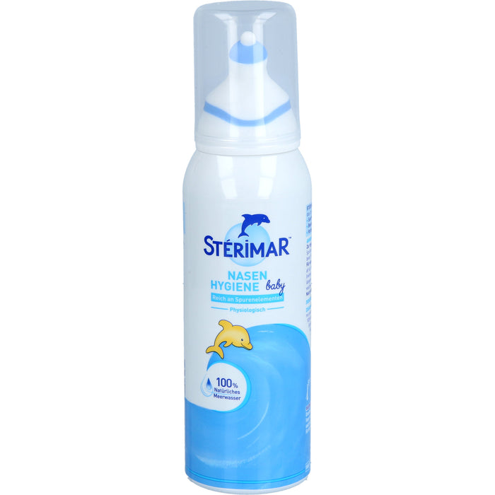 STERIMAR Nasenhygiene Baby 2 in 1 Nasenspray und Spülung zum Befeuchten der Nasenschleimhaut, 100 ml Solution