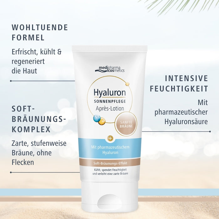 medipharma comestics Hyaluron Sonnenpflege Apres-Lotion sanfte Bräune, 150 ml Solution