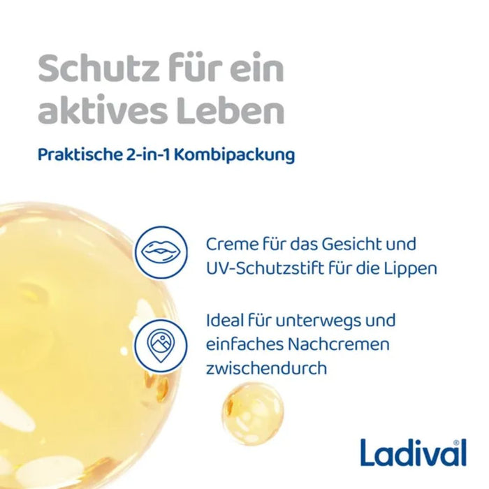 Ladival Aktiv Sonnenschutz Creme & Stift SPF 50+, 30 ml Creme