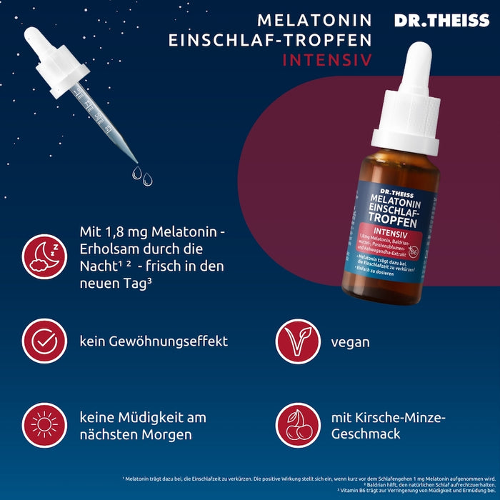 Dr. Theiss Melatonin Einschlaf-Tropfen intensiv, 20 ml 