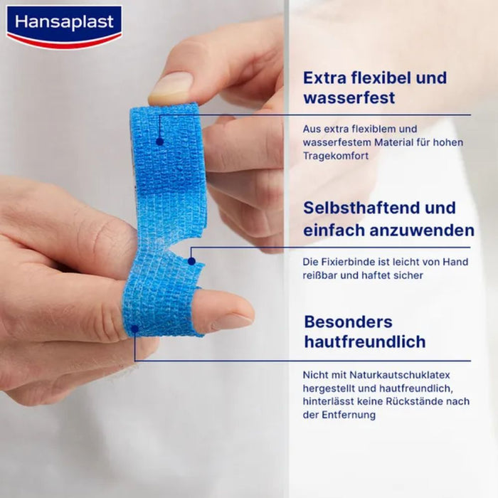 Hansaplast Selbsthaft. Fingerverband blau 5mx2,5cm, 1 pcs. Patch