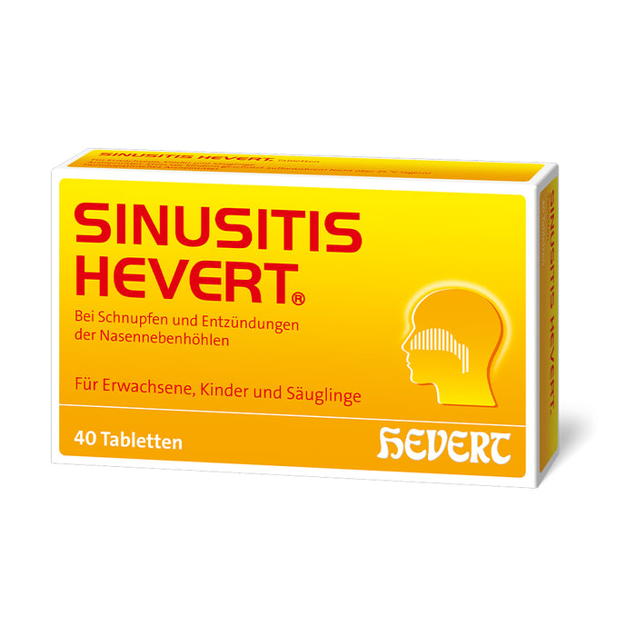 Sinusitis Hevert, 40 St. Tabletten