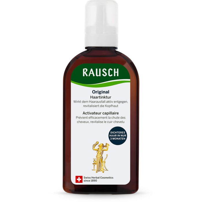 RAUSCH Original Haartinktur wirkt dem Haarausfall aktiv entgegen und revitaliiert die Kopfhaut, 200 ml Lösung