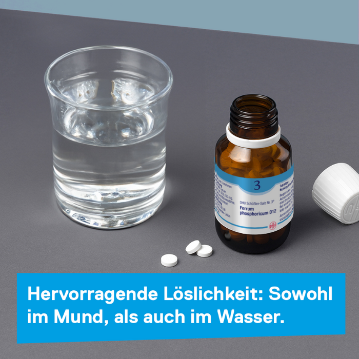 DHU Schüßler-Salz Nr. 3 Ferrum phosphoricum D12, 200 pcs. Tablets