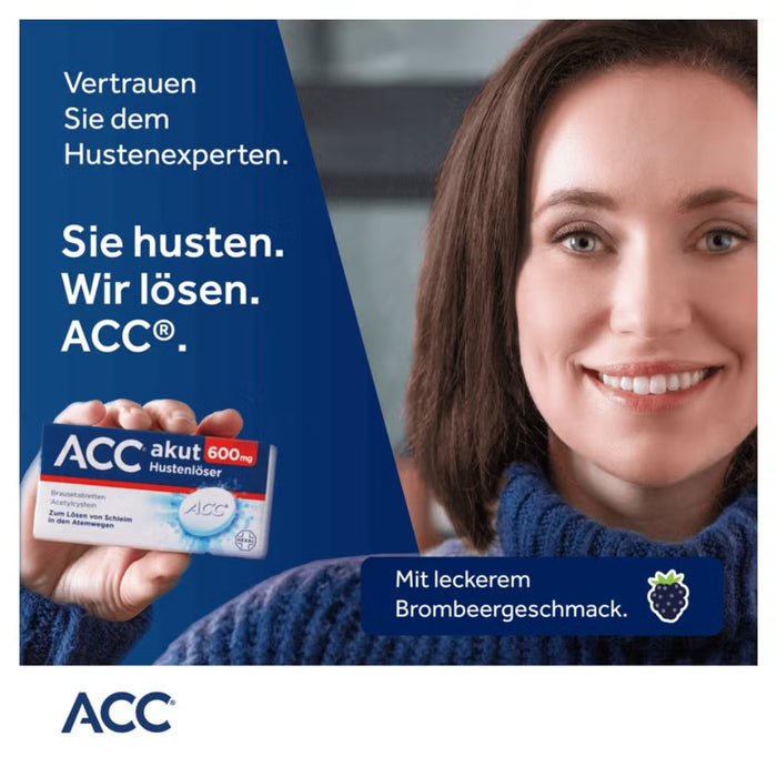 ACC akut 600 mg Hustenlöser Brausetabletten, 20 pc Tablettes