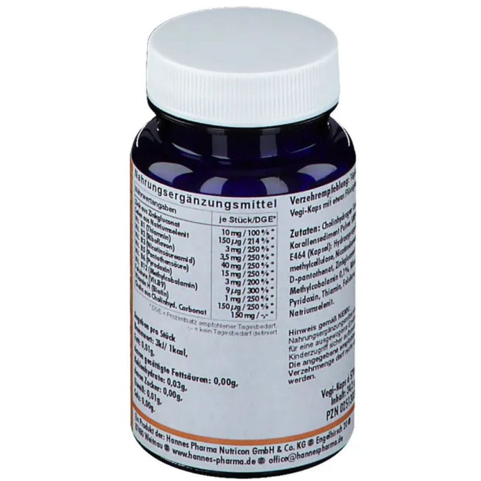 Hannes Selen-Zink-B Vegi-Kaps, 60 pc Capsules