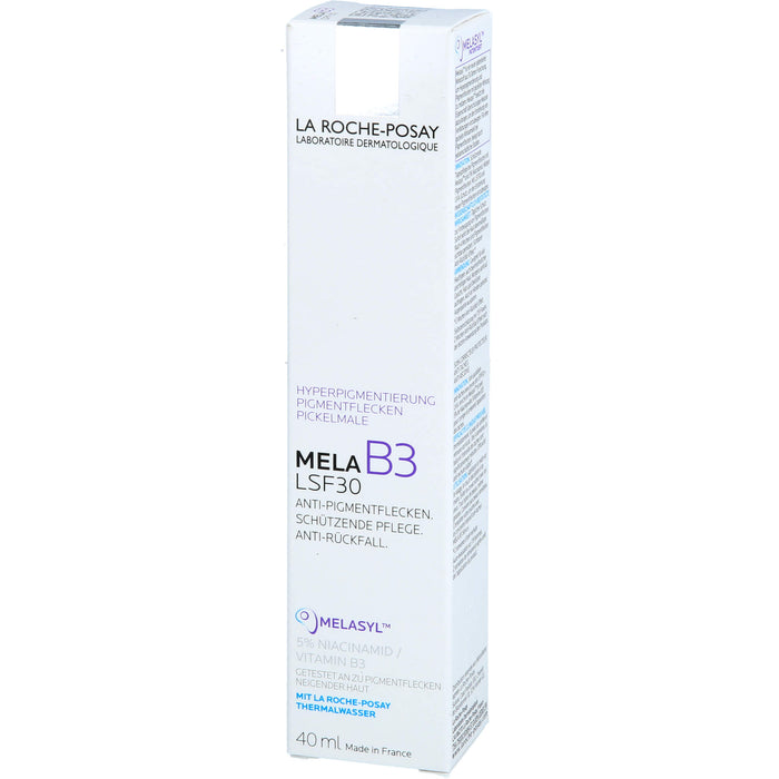 La Roche-Posay Mela B3 Creme LSF 30 Tagescreme gegen Pigmentflecken mit Melasyl & Niacinamid, 40 ml Crème