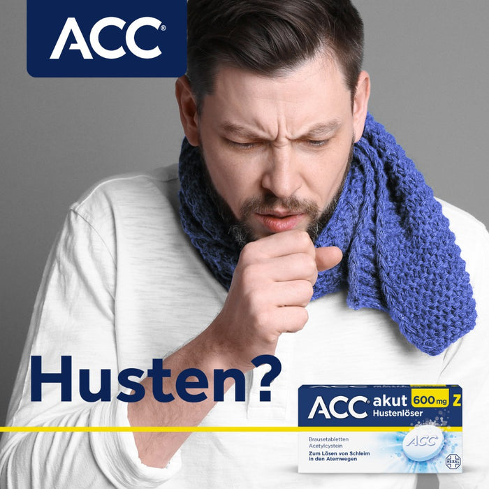 ACC akut 600 mg Z Hustenlöser Brausetabletten, 10 pc Tablettes