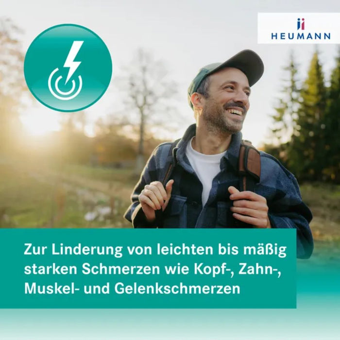 HEUMANN Dexibuprofen 200 mg Filmtabletten bei leichten bis mäßig starken Schmerzen, 20 pc Tablettes