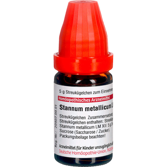 Stannum metallicum LM XII DHU Globuli, 5 g Globules