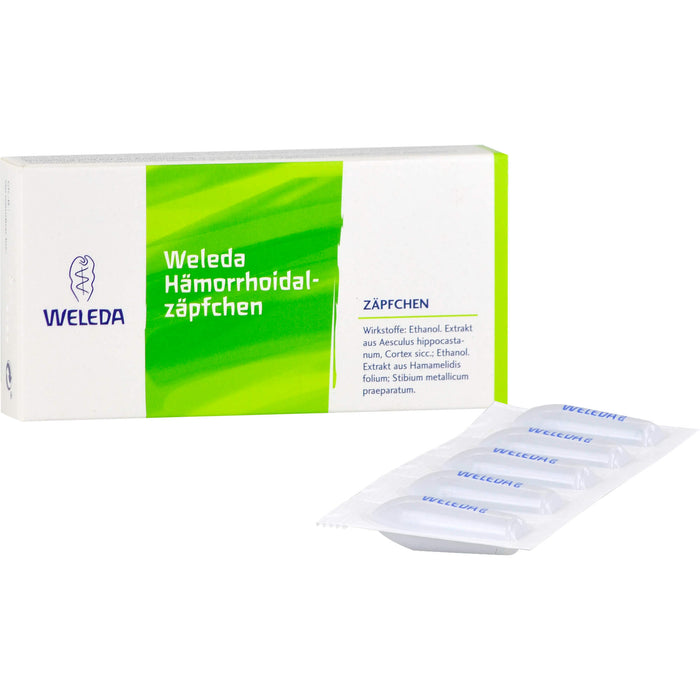 WELEDA Hämorrhoidalzäpfchen, 10 pcs. Suppositories
