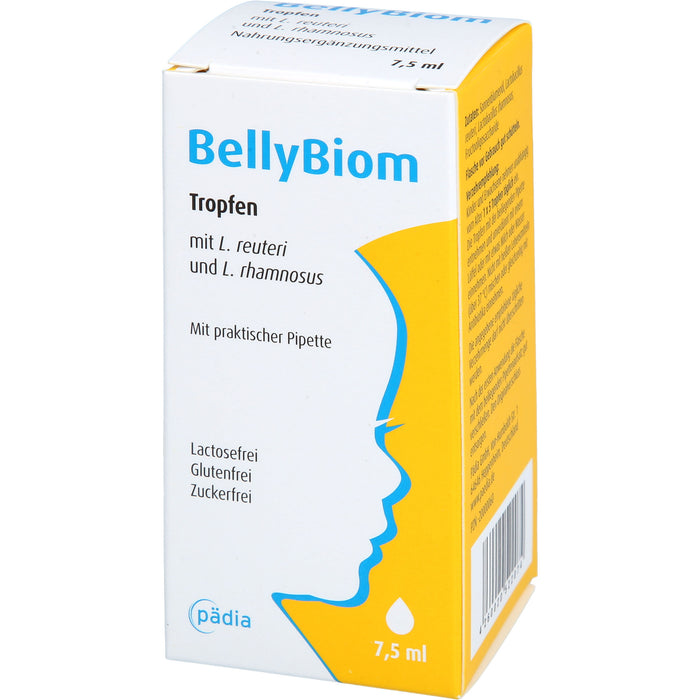BellyBiom Tropfen unterstützen die kindliche Darmflora mit bewährten Milchsäurebakterien von Geburt an, 7.5 ml 