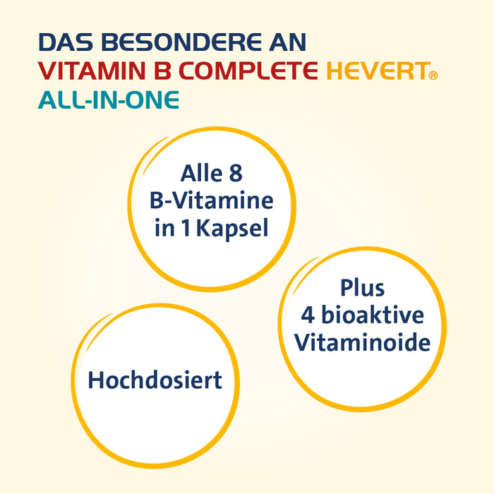 Vitamin B Complete Hevert All-in-One Kapseln, 120 pc Capsules