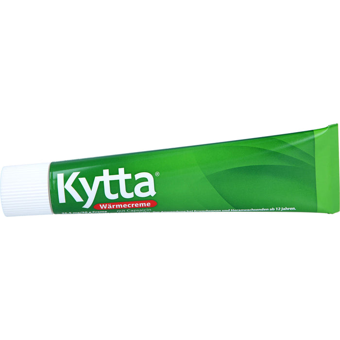 Kytta Wärmecreme mit Capsaicin gegen Muskelschmerzen & Verspannungen, 50 g Creme