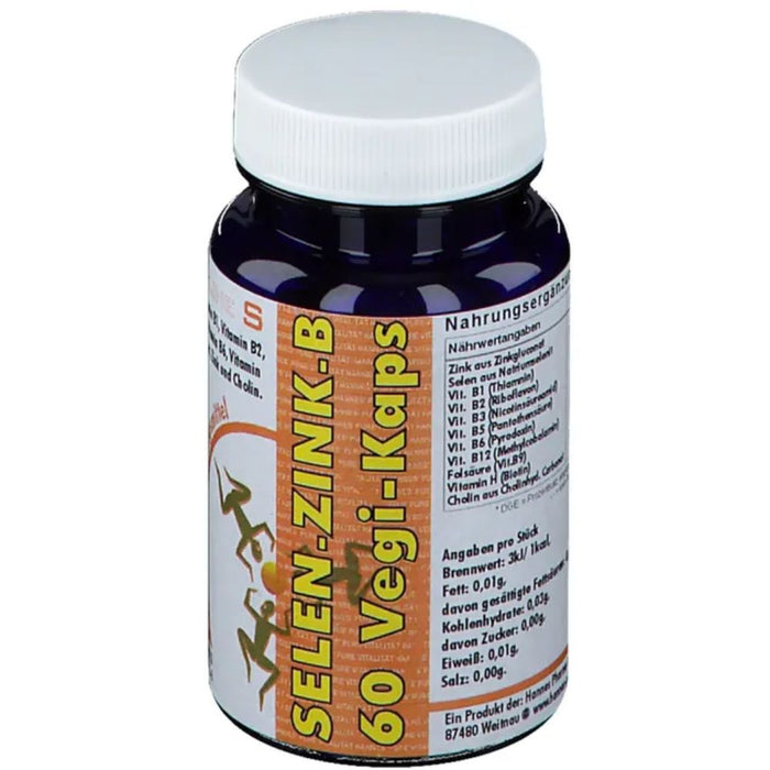 Hannes Selen-Zink-B Vegi-Kaps, 60 pc Capsules