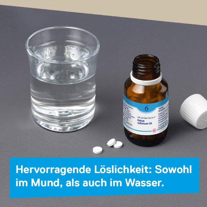 DHU Schüßler-Salz Nr. 6 Kalium sulfuricum D6, 200 pcs. Tablets