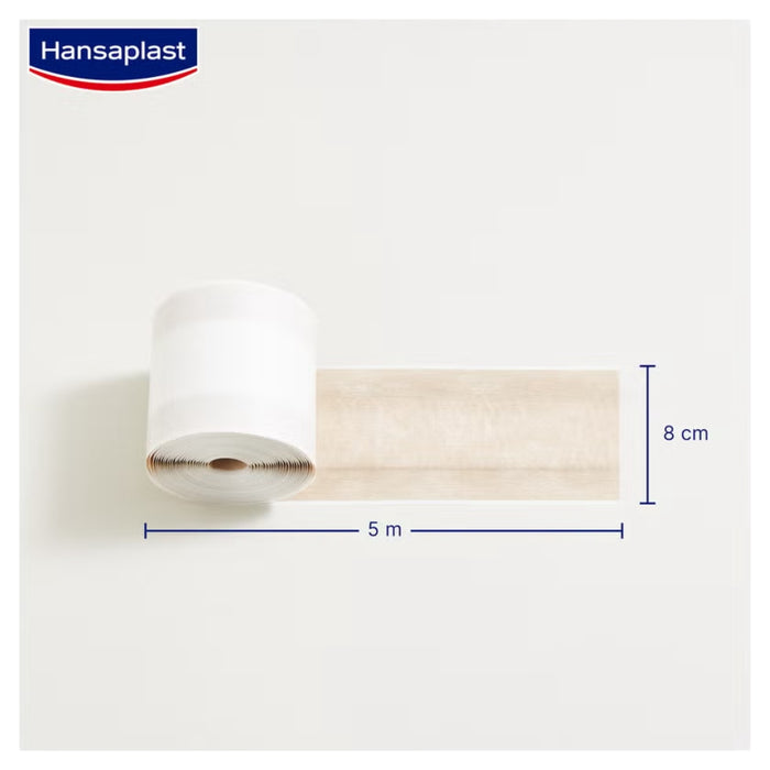 Hansaplast Soft besonders hautfreundlich 5 m x 8 cm Rolle Pflaster, 1 pc Pansement