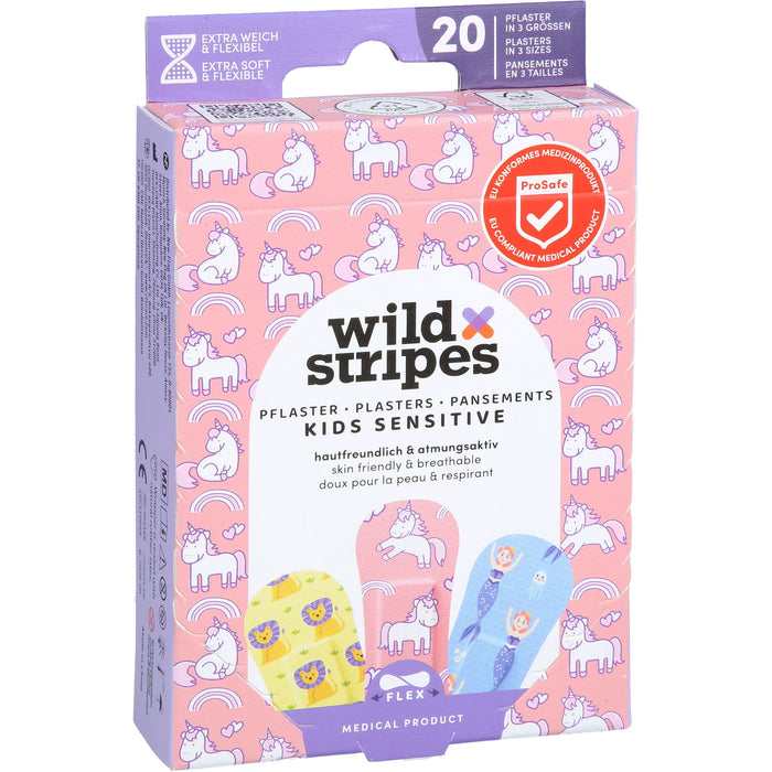 Wild Stripes Kids Sensitive Fantasy Pflaster, 20 St. Pflaster