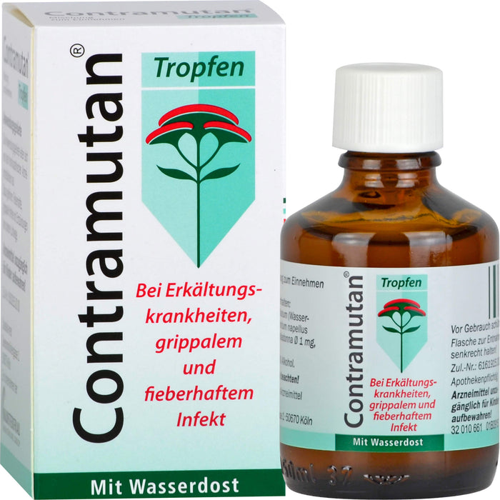 Contramutan Tropfen bei Erkältungskrankheiten, 50 ml Mixture