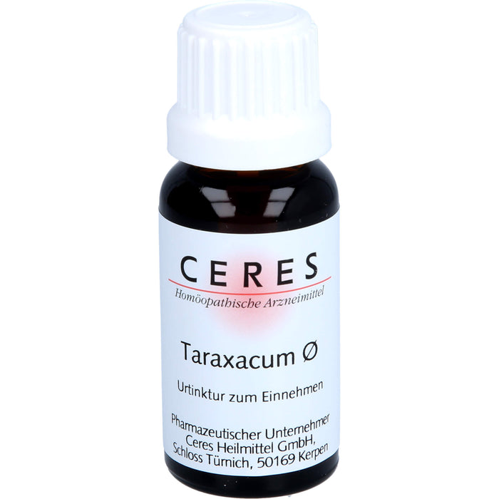 CERES Taraxacum ø Urtinktur, 20 ml Solution