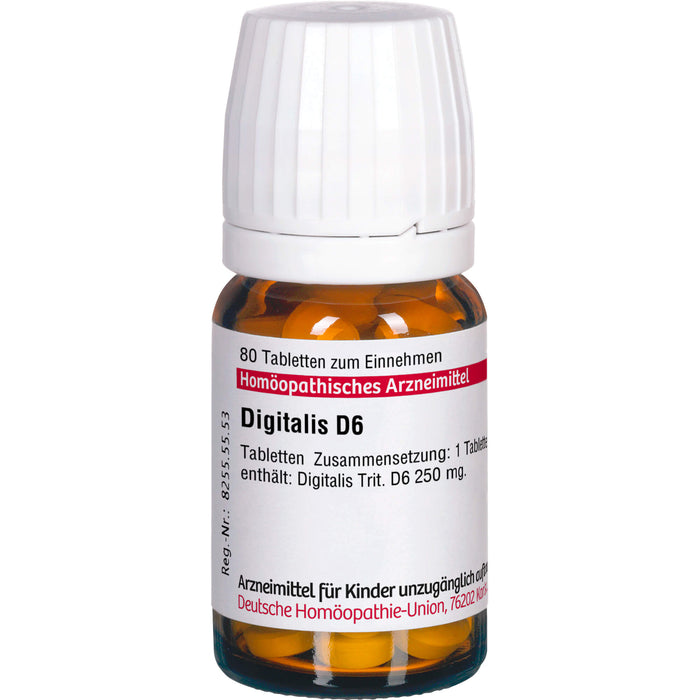 Digitalis D6 DHU Tabletten, 80 pc Tablettes
