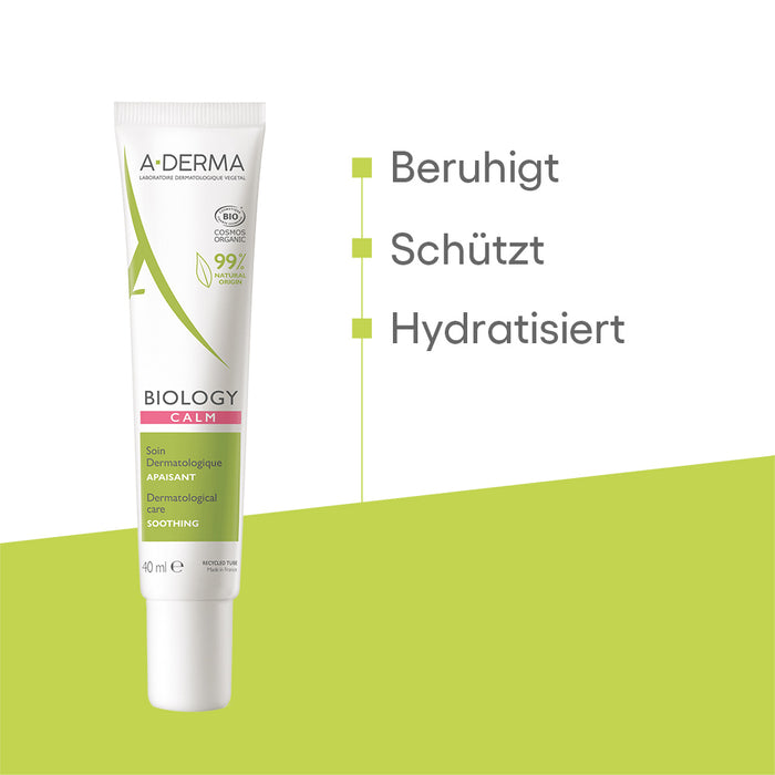 A-DERMA BIOLOGY Beruhigende Pflege, 40 ml Crème