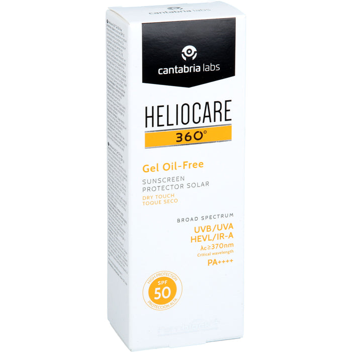 Heliocare Gel oil-free SPF 50 Sonnenschutz fürs Gesicht, 50 ml Gel