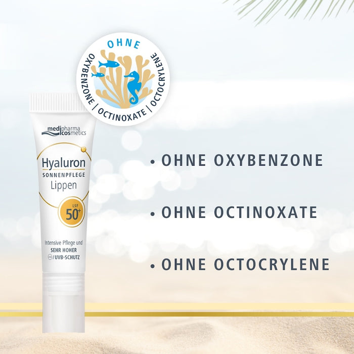 Hyaluron Sonnenpflege Lippen LSF 50+, 7 ml Crème