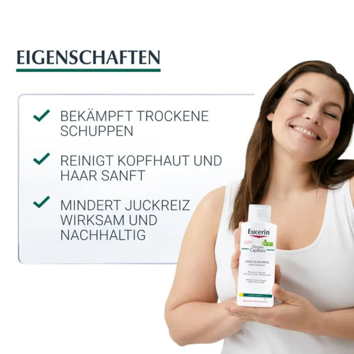 Eucerin DermoCapillaire Anti-Schuppen Creme Shamp., 250 ml Shampoo