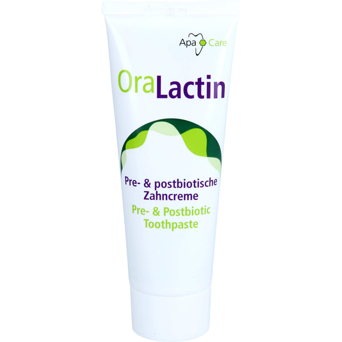 OraLactin Pre- und Postbiotische Zahncreme zur Unterstützung und Einstellung einer gesunden Mundflora, 75 ml Crème
