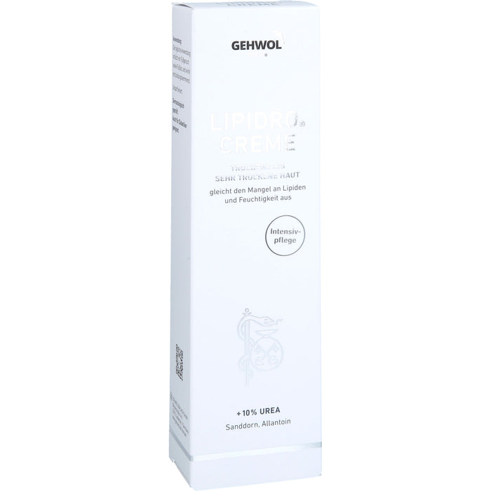 GEHWOL med Lipidro Creme für trockene bis sehr trockene Haut, 125 ml Cream