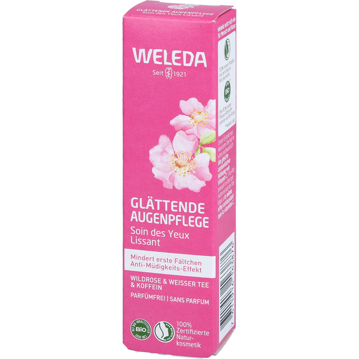 WELEDA glättende Augenpflege Wildrose & Weißer Tee mindert erste Fältchen, 12 ml Cream