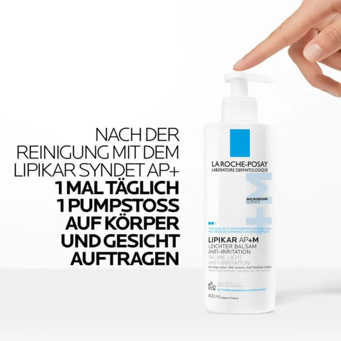La Roche-Posay Lipikar AP+M leichter Balsam Anti Irritation, 400 ml Balsam
