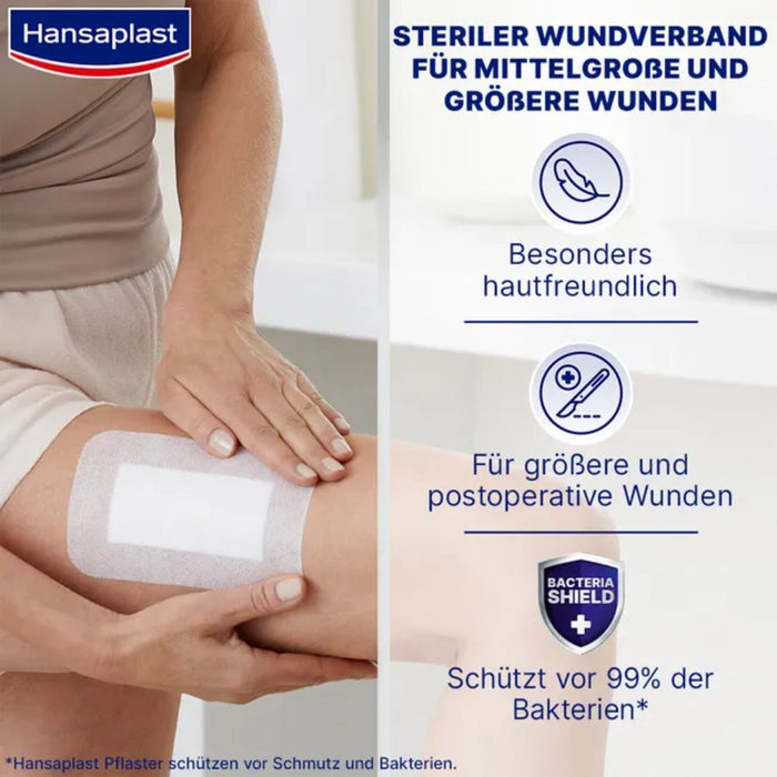 Hansaplast Wundverband Steril Sensitive 10x15cm, 5 pcs. Patch