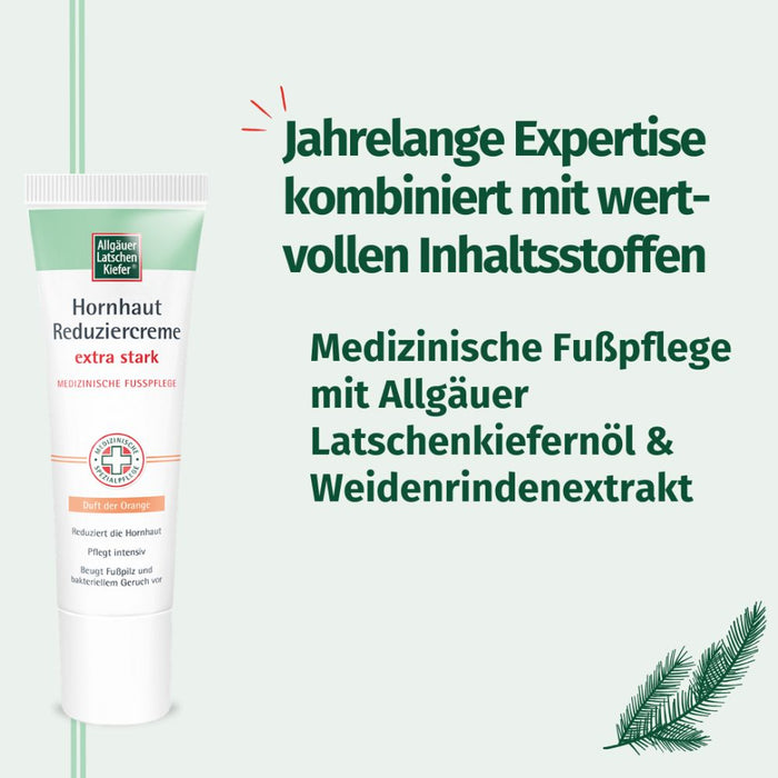 Allgäuer Latschenkiefer Hornhaut Reduziercreme extra stark, 30 ml Cream
