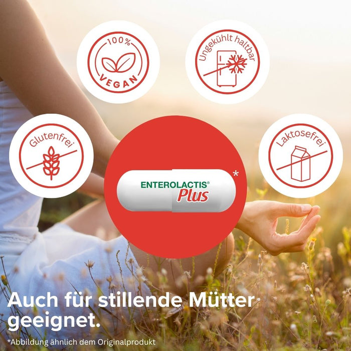 Enterolactis Duo - natürliche Versorgung der Darmflora und des Darmmikrobioms mit L. Casei DG & Inulin - laktosefrei & glutenfrei, 15 St. Kapseln