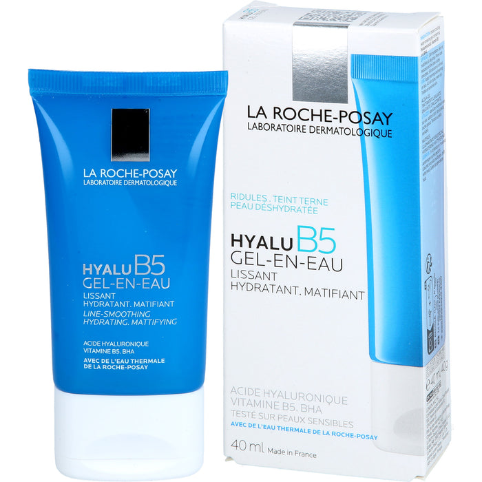 La Roche-Posay Hyalu B5 Water Gel glättende Pflege feuchtigkeitsspendend und mattierend, 40 ml Gel