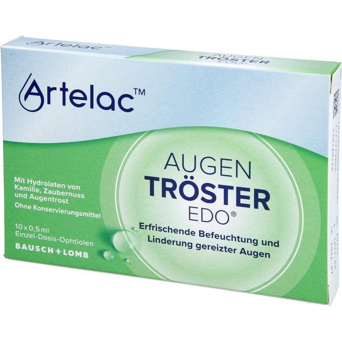 Artelac Augentröster EDO Befeuchtung und Linderung gereizter Augen, 10 pcs. Single dose containers