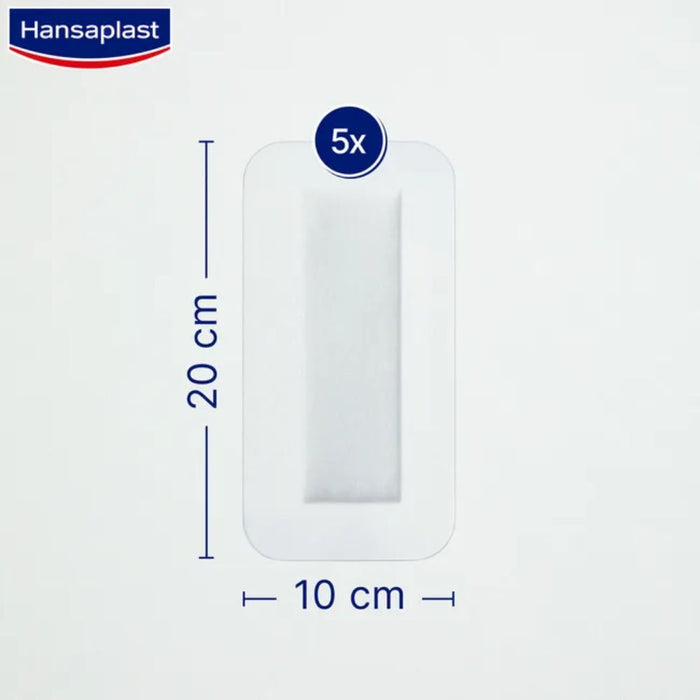 Hansaplast Aqua Protect 4XL Wundpflaster 10 x 20 cm, 5 pcs. Patch