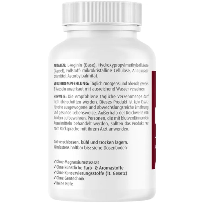 ZeinPharma L-Arginin 500 mg Kapseln, 90 pcs. Capsules