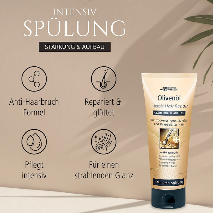 Olivenöl Intensiv Hair Repair Haarkur, 200 ml Creme