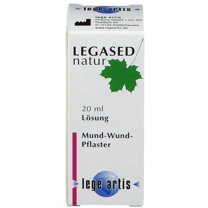 LEGASED natur Lösung Mund-Wund-Pflaster bei entzündeter Mundschleimhaut, 20 ml Lösung