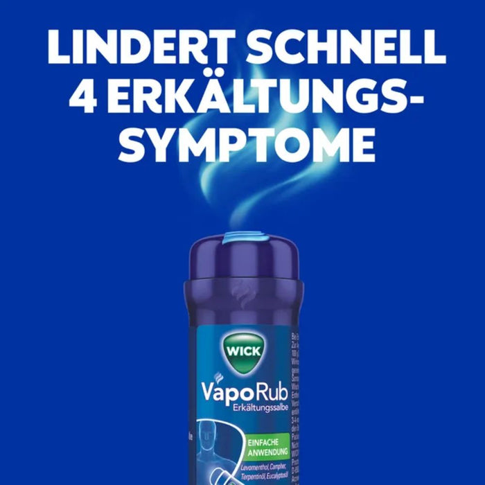 WICK VapoRub Erkältungssalbe im Stick zur Linderung von Erkältungssymptomen, 35 g Creme