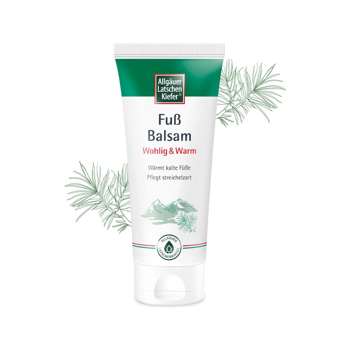 Allgäuer Latschenkiefer Fuß Balsam Wohlig & Warm, 100 ml Balsam
