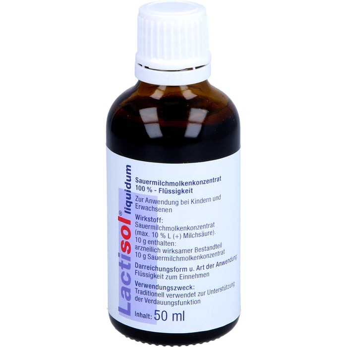 Lactisol liquidum Sauermilchmolkenkonzentrat zur Unterstützung der Verdauungsfunktion, 50 ml Lösung