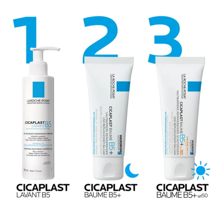 La Roche-Posay Cicaplast Baume B5+ LSF 50 hautberuhigender und regenerierender Balsam, 40 ml Baume
