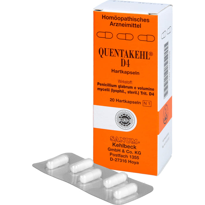 SANUM-KEHLBECK Quentakehl D4 Hartkapseln, 20 pcs. Capsules